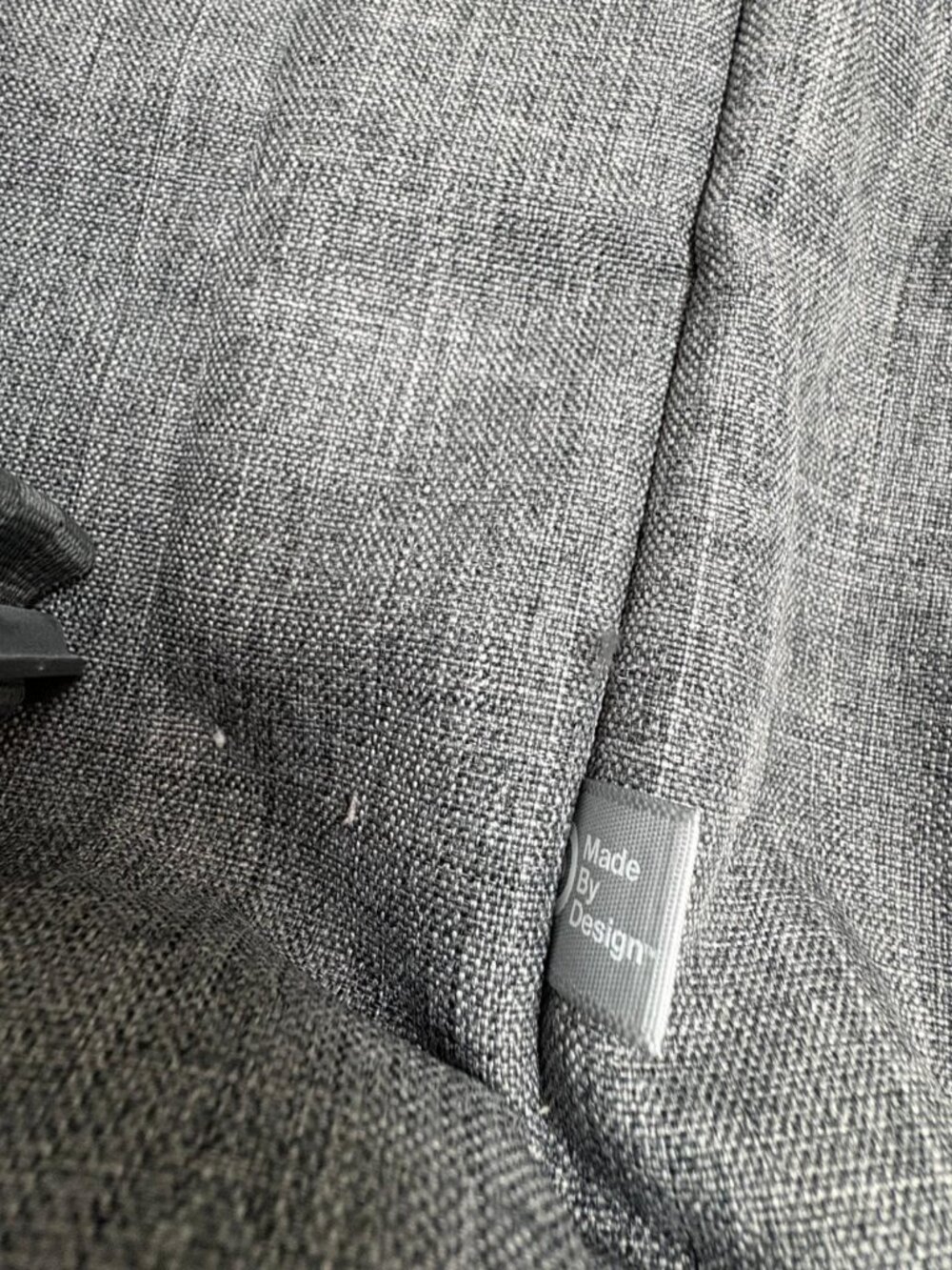 Made By Design Gray Backpack – Roll Top Drawstring – Multiple Pockets - Picture 2 of 9
